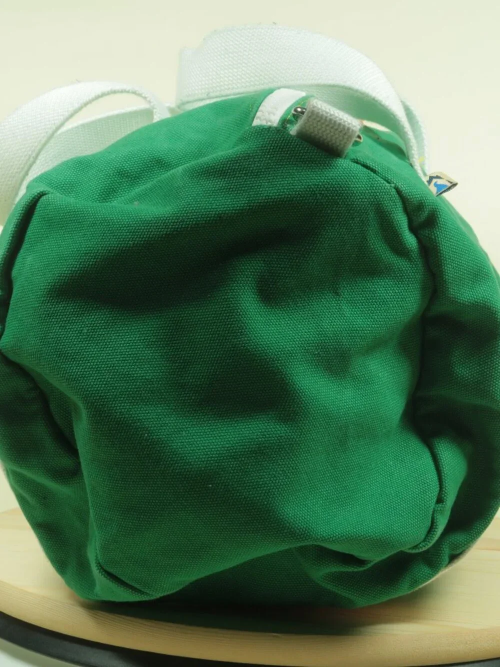 Hudson Sutler WHEELS UP Canvas Golf Tote Mens Kelly Green Duffel Bag Cotton